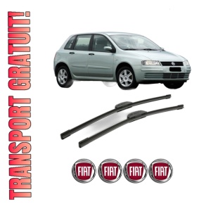 Set stergatoare FIAT STILO VAN (192_) din 2001-2008, pentru parbriz auto, 2 bucati, Bosch Aerotwin Retrofit, din cauciuc siliconat rezistent, 4 Stickere Auto FIAT
