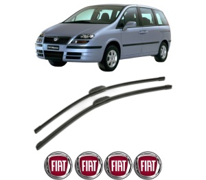 Set stergatoare FIAT ULYSSE (179_) din 2002-2011, pentru parbriz auto, 2 bucati, Bosch Aerotwin Retrofit, din cauciuc siliconat rezistent, 4 Stickere Auto FIAT v43845