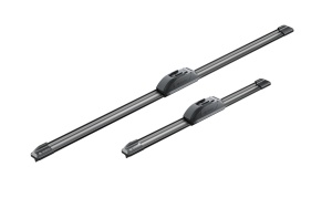 Set stergatoare HONDA CIVIC VII Hatchback (EU, EP, EV) din 2000-2002, pentru parbriz auto, 2 bucati, Bosch Aerotwin Retrofit, din cauciuc siliconat rezistent, 4 Stickere Auto HONDA v54290