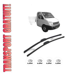 Set stergatoare LDV MAXUS Platform/Chassis din 2005-2009, pentru parbriz auto, 2 bucati, Bosch Aerotwin Retrofit, din cauciuc siliconat rezistent, 4 Stickere Auto LDV - Img 1
