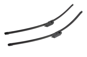 Set stergatoare MERCEDES-BENZ C-CLASS Coupe (CL203) din 2001-2008, pentru parbriz auto, 2 bucati, Valeo Silencio Xtrm, din cauciuc siliconat rezistent, 4 Stickere Auto MERCEDES-BENZ v40526