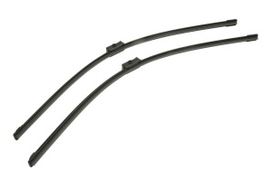 Set stergatoare MERCEDES-BENZ S-CLASS (W221, V221) din 2005-2013, pentru parbriz auto, 2 bucati, Bosch Aerotwin, din cauciuc siliconat rezistent, 4 Stickere Auto MERCEDES-BENZ v43440