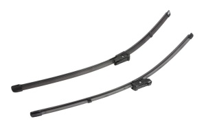 Set stergatoare MINI MINI CLUBMAN (F54) din 2014-2024, pentru parbriz auto, 2 bucati, Valeo Silencio, din cauciuc siliconat rezistent, 4 Stickere Auto MINI v35450