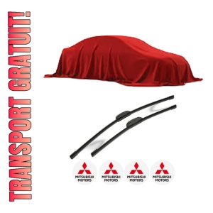 Set stergatoare MITSUBISHI LANCER CARGO Estate Van (CS_W) din 2003, pentru parbriz auto, 2 bucati, Bosch Aerotwin Retrofit, din cauciuc siliconat rezistent, 4 Stickere Auto MITSUBISHI