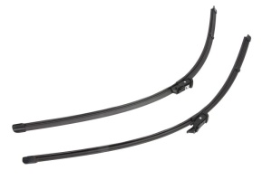 Set stergatoare OPEL ASTRA J GTC din 2011-2018, pentru parbriz auto, 2 bucati, Valeo Silencio Xtrm, din cauciuc siliconat rezistent, 4 Stickere Auto OPEL v35774