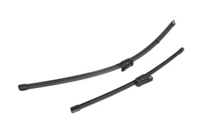Set stergatoare OPEL ASTRA L (OV5) din 2021-2023, pentru parbriz auto, 2 bucati, Valeo Silencio Xtrm, din cauciuc siliconat rezistent, 4 Stickere Auto OPEL v36986