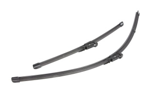 Set stergatoare OPEL CORSA E Hatchback Van (X15) din 2014-2015, pentru parbriz auto, 2 bucati, Valeo Silencio Xtrm, din cauciuc siliconat rezistent, 4 Stickere Auto OPEL v39554
