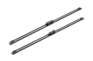 Set stergatoare PEUGEOT RCZ din 2010-2015, pentru parbriz auto, 2 bucati, Bosch Aerotwin, din cauciuc siliconat rezistent, 4 Stickere Auto PEUGEOT v52994