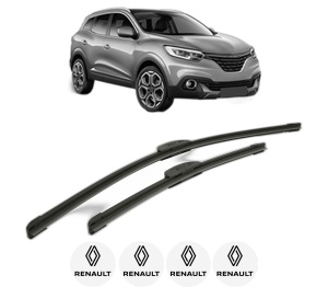 Set stergatoare RENAULT KADJAR (HA_, HL_) din 2015-2021, pentru parbriz auto, 2 bucati, Bosch Aerotwin Retrofit, din cauciuc siliconat rezistent, 4 Stickere Auto RENAULT v44385