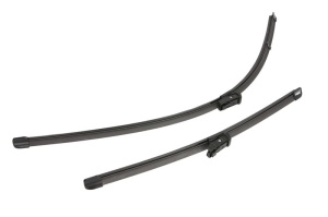 Set stergatoare SEAT ALHAMBRA (710, 711) din 2010-2022, pentru parbriz auto, 2 bucati, Valeo Silencio Xtrm, din cauciuc siliconat rezistent, 4 Stickere Auto SEAT v37538
