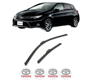 Set stergatoare TOYOTA AURIS (_E18_) din 2012-2015, pentru parbriz auto, 2 bucati, Bosch Aerotwin Retrofit, din cauciuc siliconat rezistent, 4 Stickere Auto TOYOTA v53445