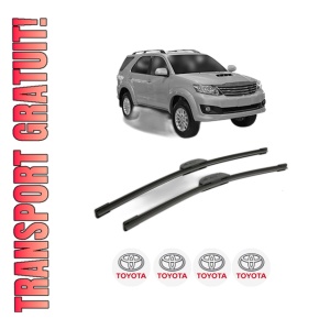 Set stergatoare TOYOTA FORTUNER (_N5_, _N6_) din 2005-2009, pentru parbriz auto, 2 bucati, Bosch Aerotwin Retrofit, din cauciuc siliconat rezistent, 4 Stickere Auto TOYOTA