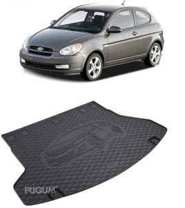 Set tavita portbagaj Hyundai i30 Combi 02.2012 - 06.2017 si 4 stickere rotunde Hyundai accesorii pentru autoturismul tau - masina v4195