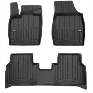 Skoda Enyaq IV Din 04.2021 - Prezent, Suv , Set Covorase Auto Tip Tavita Premium 3D, din cauciuc accesorii pentru autoturismul tau - masina v162874