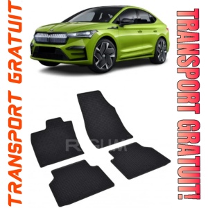 Skoda Enyaq IV Electric fabricat din 02.2022 - Prezent, Coupe, set covorase auto dedicate, din cauciuc 100% Premium
