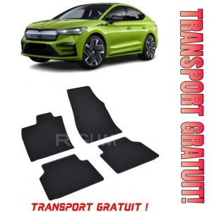 Skoda Enyaq IV Electric fabricat din 02.2022 - Prezent, Coupe, set covorase auto dedicate, din cauciuc 100% Premium - Transport Gratuit