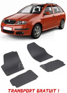 Skoda Fabia I, Combi, fabricat din 2000 - 2007, set covorase auto dedicate, din cauciuc 100% Premium - Transport Gratuit accesorii pentru autoturismul tau - masina v37926