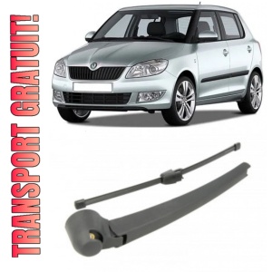 Skoda Fabia II Brat stergator pentru luneta spate cu lamela 325 mm, compatibil cu Skoda Fabia II Hatchback fabricat intre 2007-2014, calitate extra