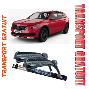Skoda Kamiq Set 2 stergatoare parbriz Bosch Aerotwin 600/475mm compatibile cu Skoda Kamiq (2019-prezent) (65 cm / 45 cm)