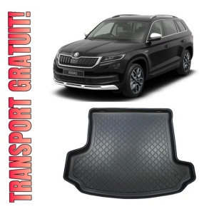 Skoda Kodiaq Suv din 03.2017 - Prezent, Tavita Pentru Portbagaj Lux Premium Dedicata, Rand 3 Culcat *1