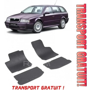 Skoda Octavia I fabricat din 1998 - 2004, Combi, set covorase auto dedicate, din cauciuc 100% Premium - Transport Gratuit