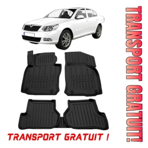 Skoda Octavia II (A5) (2004-2013) Set covorase auto cauciuc G.Modern Line 3D transport gratuit