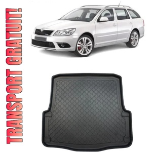 Skoda Octavia II Combi din 2004 - 04.2013, Tavita Pentru Portbagaj Lux Premium Dedicata, Portbagaj Inferior *3