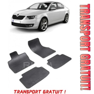 Skoda Octavia III fabricat din 02.2013 - 05.2020, Hatchback, set covorase auto dedicate, din cauciuc 100% Premium - Transport Gratuit