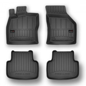 Skoda Octavia III Scout, Combi, Din 05.2013 - 05.2020 , Set Covorase Auto Tip Tavita Premium 3D, din cauciuc accesorii pentru autoturismul tau - masina v172063