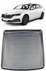 Skoda Octavia IV Combi din 06.2020 - Prezent, Tavita Pentru Portbagaj Lux Premium Dedicata, Portbagaj Superior *2 accesorii pentru autoturismul tau - masina v193244