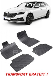 Skoda Octavia IV fabricat din 06.2020 - Prezent, Combi, set covorase auto dedicate, din cauciuc 100% Premium - Transport Gratuit accesorii pentru autoturismul tau - masina v37797