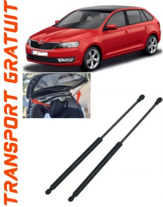 Skoda Rapid Set 2 amortizoare pentru portbagaj / haion Krosno compatibil cu Skoda Rapid Combi fabricat intre 2012-2019 accesorii pentru autoturismul tau - masina v91174