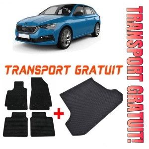 Skoda Scala din 04.2019 - Prezent Hatchback *1 , Set Covorase + tavita portbagaj auto