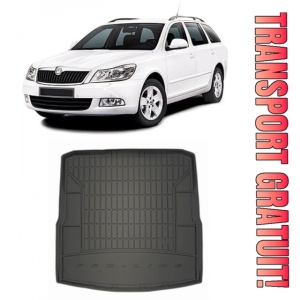 Skoda Superb II Combi din 11.2009 - 08.2015, Tavita Pentru Portbagaj Lux Premium Dedicata, Portbagaj Inferior Fara Buzunare Laterale *1