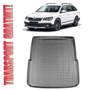 Skoda Superb III Combi din 09.2015 - Prezent, Tavita Pentru Portbagaj Lux Premium Dedicata, Portbagaj Superior *4