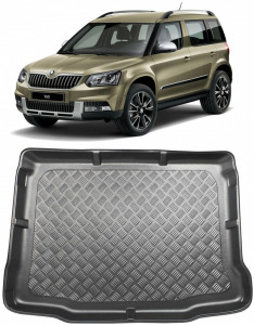 Skoda Yeti Suv din 06.2009 - 11.2017, Tavita Pentru Portbagaj Lux Premium Dedicata, Portbagaj Inferior Roata Rezerva Ingusta *2 accesorii pentru autoturismul tau - masina v193343
