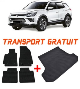 Ssang Yong Korando IV din 09.2019 - Prezent Suv *2 , Set Covorase + tavita portbagaj auto accesorii pentru autoturismul tau - masina v1664