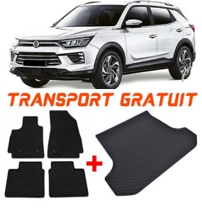 Ssang Yong Korando IV din 09.2019 - Prezent Suv Portbagaj Inferior *1, Set Covorase + tavita portbagaj auto accesorii pentru autoturismul tau - masina v1052