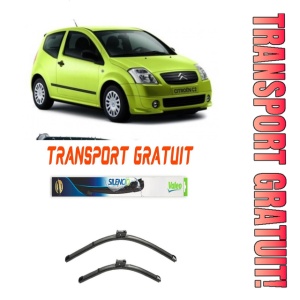 Stergatoare Citroen C2 Set 2 stergatoare parbriz Valeo 60 cm/45 cm pentru Citroen C2 (Jm_) din 2003-2012 (60 cm / 45 cm)