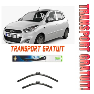 Stergatoare Hyundai I10 I Set 2 stergatoare parbriz Valeo 600/475mm pentru Hyundai i10 I (PA) (2007-2013) (55 cm / 40 cm)