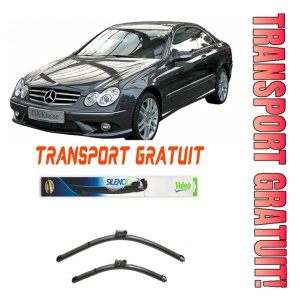 Stergatoare Mercedes Clk Set 2 stergatoare parbriz Valeo 600/475mm pentru Mercedes-Benz CLK (C209) (2002-2009) (55 cm / 55 cm)