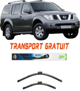 Stergatoare Nissan Pathfinder III Set 2 stergatoare parbriz Valeo 60 cm/45 cm pentru Nissan Pathfinder III (R51) din 2005 (60 cm / 45 cm) accesorii pentru autoturismul tau - masina v20963