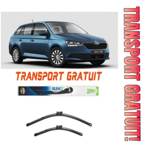 Stergatoare Set 2 stergatoare parbriz Valeo 600/475mm pentru Skoda FABIA III Estate (NJ5) (2014) Valeo