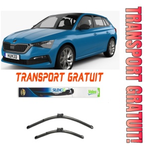 Stergatoare Skoda Scala Set 2 stergatoare parbriz Valeo 600/475mm pentru Skoda Scala (2019-prezent) (65 cm / 45 cm)