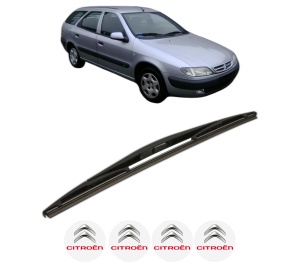 Stergator lamela spate CITROEN XSARA Estate Van din 1999 - 2005, pentru luneta auto, Bosch Twin, din cauciuc siliconat rezistent, 4 Stickere Auto CITROEN v27745