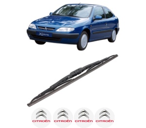 Stergator lamela spate CITROEN XSARA Hatchback Van (N3_) din 1998 - 2005, pentru luneta auto, Bosch Twin, din cauciuc siliconat rezistent, 4 Stickere Auto CITROEN v32820