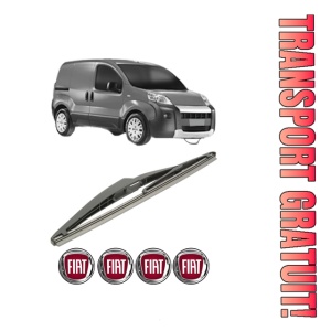 Stergator lamela spate FIAT 500 (312_) din 2007, pentru luneta auto, Bosch Twin, din cauciuc siliconat rezistent, 4 Stickere Auto FIAT