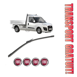 Stergator lamela spate FIAT DOBLO Platform/Chassis (263_) din 2010 - 2023, pentru luneta auto, Bosch Aerotwin, din cauciuc siliconat rezistent, 4 Stickere Auto FIAT