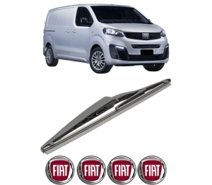 Stergator lamela spate FIAT SCUDO Van din 2007 - 2023, pentru luneta auto, Bosch Twin, din cauciuc siliconat rezistent, 4 Stickere Auto FIAT v28852