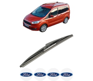 Stergator lamela spate FORD TRANSIT COURIER B460 MPV din 2014 - 2023, pentru luneta auto, Bosch Twin, din cauciuc siliconat rezistent, 4 Stickere Auto FORD v28129